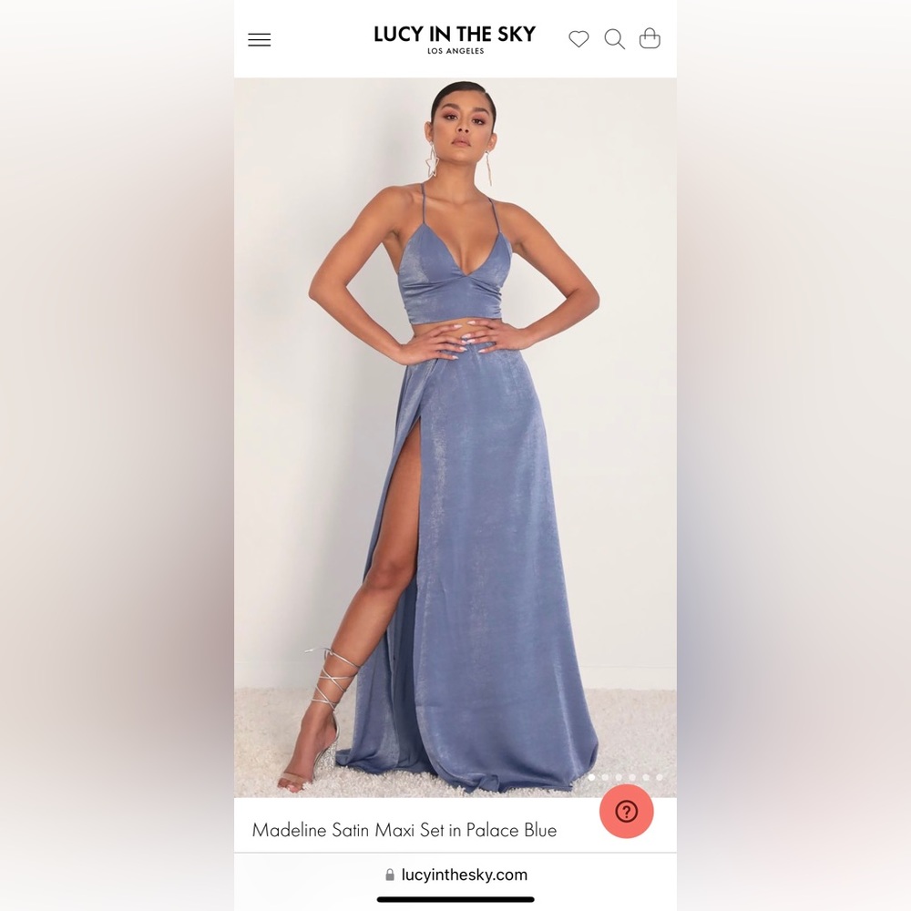 Lucy in the Sky Two Piece Maxi Set